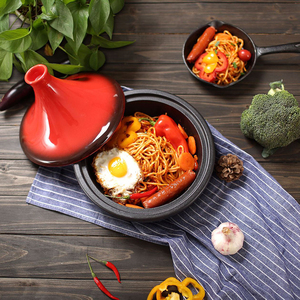 Vente <span class=keywords><strong>en</strong></span> gros Mini marmite à <span class=keywords><strong>tajine</strong></span> marocaine <span class=keywords><strong>en</strong></span> <span class=keywords><strong>fonte</strong></span> émaillée colorée au design minimaliste pour la cuisine - Product Image 6