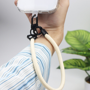 Dragonne de poignet pour téléphone portable, <span class=keywords><strong>sangle</strong></span> d'extérieur avec coussinet de protection, bracelet court simple pour smartphone, cordon de suspension, lanière de poignet, porte-clés - Product Image 4