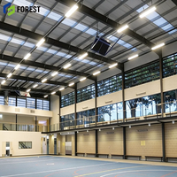 Estructura de Acero en H Personalizada para Gimnasios de Baloncesto, Estructura de Gran Vano Prefabricada para Tiendas de Suministros, Certificación CE