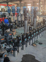 Pompe à eau à immersion électrique pour liquide de refroidissement CNC personnalisable pompe centrifuge verticale à plusieurs étages AC pompe hydraulique pour fluide de coupe