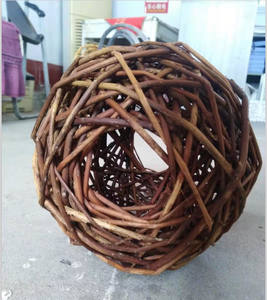 Fabrika fiyat toptan mısır yaprak topu doğal söğüt topu küçük hayvan tavşan tavşan çiğnemek oyun oyuncaklar - Product Image 2