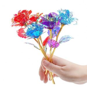 Cadeau personnalisé pour la Saint-Valentin, rose en feuille d'aluminium, fleur séchée, cadeau pour la fête des mères, cadeau pour les femmes - Product Image 1