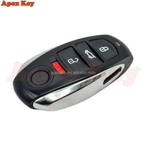 Coque de clé de voiture télécommandée à 5 boutons pour VW Volkswagen Touareg 2010-2018, boîtier de clé intelligente, remplacement du boîtier de clé - Product Image 4