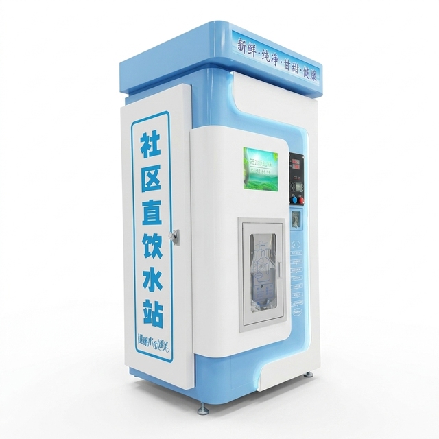 Hydrogen-rich Reverse Osmosis Water Vending Machine Fully Automatic 24-hour Water Purification Vending Machine