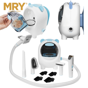 Kit de toilettage pour animaux de compagnie MRY Professional, 5 en 1, <span class=keywords><strong>tondeuse</strong></span> pour chien, aspiration des poils, faible bruit, 5 outils de toilettage pour chien - Product Image 1