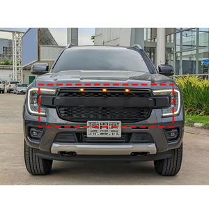 Parrilla de coche compatible con la parrilla del Ranger 2022-2024; Parrilla Ford Ranger T9 con luces. - Product Image 3