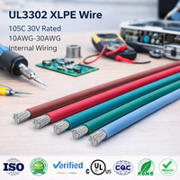 Câble interne en cuivre toronné XLPE homologué 3F UL3302, 30V 105°C, 30-10 AWG pour les connexions basse tension des panneaux de commande industriels