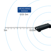 Capteur de distance laser haute précision 20m Rs232 Rs485 capteur de distance laser Ttl avec IP54