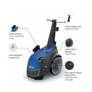 ANNOVI REVERBERI - 14261 AR 930 Hidrolimpiadora eléctrica profesional de agua fría de alta presión, 150 bar, 630 l/h, 3000W - Product Image 1