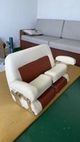 Sièges de bateau de banc pliable de chaise double confortable de luxe de couleur personnalisée marine