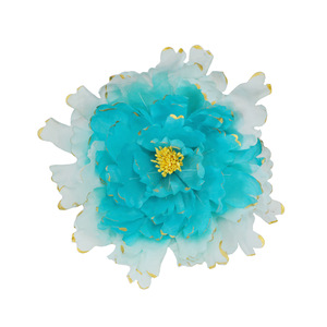New handmade Tang style 3D extra-<b>large</b> hot stamped peony hair clip, Hanfu headdress, hair <b>ornament</b>, hot stamped flower hair - Product Image 5