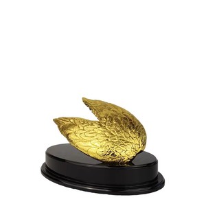 Trophée personnalisé en alliage de zinc plaqué argent - Trophée écologique en métal plaqué avec gravure or et argent - Product Image 4