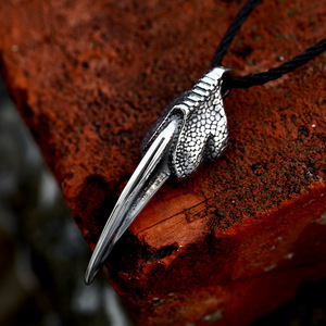 Collar con Colgante en Forma de Espiga, Plateado en Estilo Antiguo, Unisex, Estilo Punk, Joyería de Aleación para Uso Diario - Product Image 1