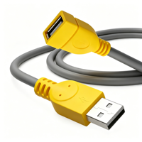 Cable de Extensión USB 2.0 Qiulink, Macho a Hembra, 480 Mbps, Cable de Sincronización de Datos de Alta Velocidad para PC, Portátil, Ratón, Teclado, Unidad Flash USB