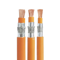 Câble haute tension pour véhicule électrique EV, 1/0 2/0 AWG 1000V 1500V, câble DC orange pour EV, vente en gros