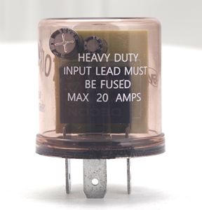 Relé Intermitente <span class=keywords><strong>LED</strong></span> de 12V y 3 Pines, Nuevo, de Alta Resistencia, 20 Amperios, Universal, para Luces de Señalización, Relé Intermitente <span class=keywords><strong>LED</strong></span> Electrónico Redondo de Dos Puntas - Product Image 2