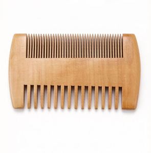 Peine de Madera Natural de Doble Cara con Logotipo Personalizado, Regalo Perfecto de Navidad o Boda para Hombres, Mujeres y Niños - Product Image 4