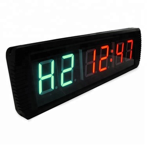 Logotipo impreso barato digital 3 pulgadas de 6 dígitos LED pequeño <span class=keywords><strong>reloj</strong></span> de <span class=keywords><strong>Cuenta</strong></span> Regresiva para montaje en pared - Product Image 3