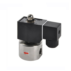Vanne solénoïde pneumatique COVNA pour commande urgente, 12 V CC, 3/8 pouce, 2 voies, normalement fermée, haute pression, en acier inoxydable - Product Image 3