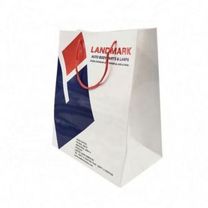 Bolsa de Papel para Compras con Asas, Económica, Reciclada, con Logotipo Personalizado Impreso - Product Image 1