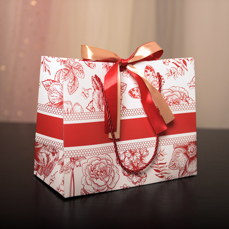 Red Flower Bags