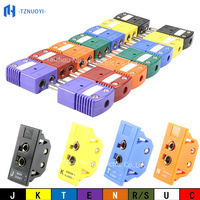 Connecteur de capteur de température de type J OSTW-J-F/M OEM ODM Nylon PA IP65 -29~220°C Prise mâle/femelle