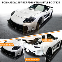 Body Kit Mazda RX7 FD3S Gaya Veils, Fiberglass, Bumper Depan Belakang, Side Skirt, Wheel Eyebrow, Fender, Spoiler Belakang