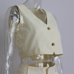 Conjunto de Dos Piezas de Ropa Casual para Mujer, Conjunto de Ropa Femenina, Conjunto Casual de Manga Corta y Pantalones Cortos para Mujer, a la Moda - Product Image 3