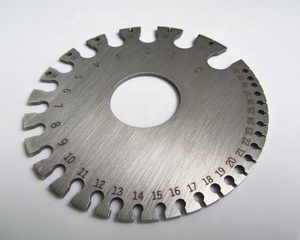 Thép không gỉ 0-36 Vòng AWG swg dây đo độ dày đo đường kính tấm kim loại machinist đo lường - Product Image 4