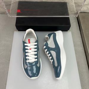 Chaussures de course en daim de haute qualité au design luxueux, marque tendance, bleu PADDS, chaussures de luxe haut de gamme légères - Product Image 1