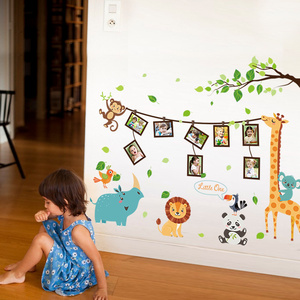 Pegatina <span class=keywords><strong>de</strong></span> pared <span class=keywords><strong>de</strong></span> PVC impermeable <span class=keywords><strong>de</strong></span> animales <span class=keywords><strong>de</strong></span> bosque <span class=keywords><strong>de</strong></span> dibujos animados <span class=keywords><strong>para</strong></span> habitación <span class=keywords><strong>de</strong></span> niños al por mayor <span class=keywords><strong>para</strong></span> decoración del hogar <span class=keywords><strong>de</strong></span> guardería y habitación <span class=keywords><strong>de</strong></span> bebé - Product Image 6