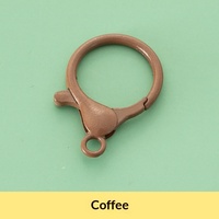 DIY Minimalistische Ronde Kleurrijke Geschilderde Kreeftgespsluiting Legering Haak Sieraden Connector Hardware Hangende Sleutelhanger Accessoires Groothandel