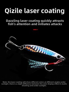 HASIDA – Ensemble de leurres artificiels en métal (jigs et crankbaits) <span class=keywords><strong>pour</strong></span> la pêche en mer à longue portée – Idéal <span class=keywords><strong>pour</strong></span> le bar, le wahoo et le blackfish - Product Image 4