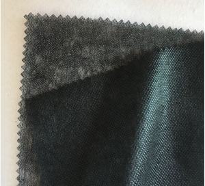 Adhésif non tissé en polyester 100% du fabricant à double point et fusible élastique en vente pour le repassage des vêtements - Product Image 2