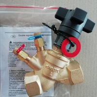 Válvula de equilibrio estático de agua, de latón, Manual, fabricante de China, a la venta