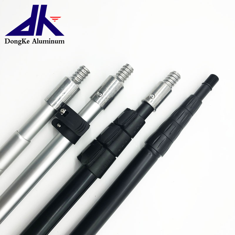 Регулируемая алюминиевая удлинительная штанга, алюминиевая телескопическая штанга с индивидуальными деталями, американская резьба для краски, роликовой кисти