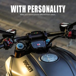 Cubierta de depósito de líquido de embrague de freno delantero para motocicleta, accesorios para <span class=keywords><strong>Ducati</strong></span> <span class=keywords><strong>Diavel</strong></span> 1260 <span class=keywords><strong>S</strong></span> AMG Carbon Cromo Strada <span class=keywords><strong>Xdiavel</strong></span>, XXUN - Product Image 3