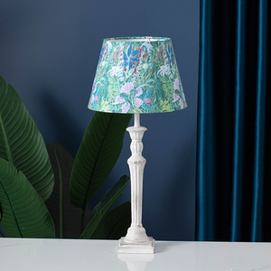 New Arrival Sang Trọng Trang Trí Bảng Ánh Sáng Bông Đèn Bao Gồm Antique <span class=keywords><strong>Polyresin</strong></span> Đọc Đèn Bàn - Product Image 2