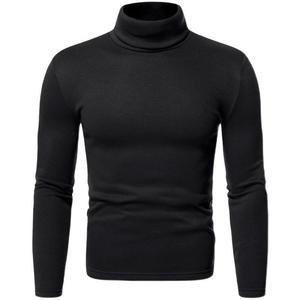 Nueva Colección de Otoño, Camisetas de <span class=keywords><strong>Cuello</strong></span> <span class=keywords><strong>Alto</strong></span> para <span class=keywords><strong>Hombre</strong></span>, Color Sólido, Moda, Corte Ajustado, Suéteres de Punto, Tops Casuales de Manga Larga con <span class=keywords><strong>Cuello</strong></span> <span class=keywords><strong>Alto</strong></span> - Product Image 5