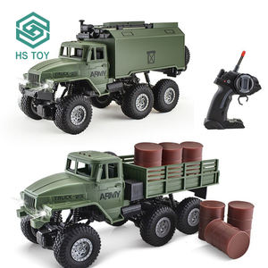 HS TOY 2.4G 4WD veicolo giocattolo in scala 1:16 a sei ruote fuoristrada RC camion di comando militare con imballaggio di lusso - Product Image 1