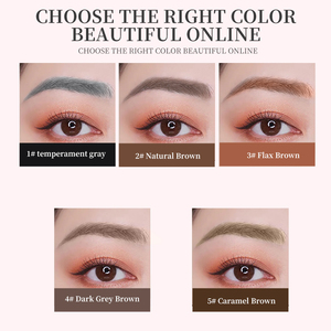 Lápiz de <span class=keywords><strong>Cejas</strong></span> Doble Punta 2 en 1, Delgado, Resistente al Agua, para Mujer, Color Marrón, Fórmula Química Certificada GMP, Marca Privada - Product Image 5