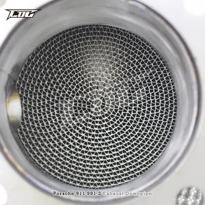 Tubo de escape para <span class=keywords><strong>Porsche</strong></span> 911 <span class=keywords><strong>991</strong></span>/<span class=keywords><strong>991</strong></span> 3,0. 2 Carrera 2011 + Tubo de bajada de acero inoxidable con catalizador Tubo de escape - Product Image 6