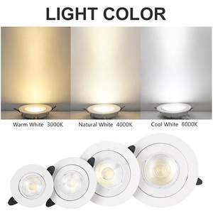 18 Wát Nhà Trần nhúng tập trung có thể điều chỉnh hẹp Chùm tia góc vòng lõm <span class=keywords><strong>COB</strong></span> <span class=keywords><strong>LED</strong></span> Spotlight - Product Image 5