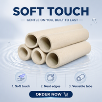 Tube en feutre 100 % laine personnalisé, absorbant l'huile, antistatique, tricoté, teint blanc, tissu industriel pour doublure