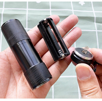 Lampe torche UV portable Helius Mini 9 LED, détecteur de billets multifonction en aluminium, lanterne UV 395nm