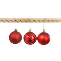 Boules de Noël en plastique, décorations colorées suspendues pour arbre de Noël, vente en gros