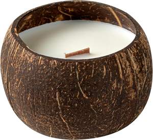 Natural Polished Eco-Friendly Empty <b>Coconut</b> Shell Bowl for <b>Candles</b> Making - Product Image 2