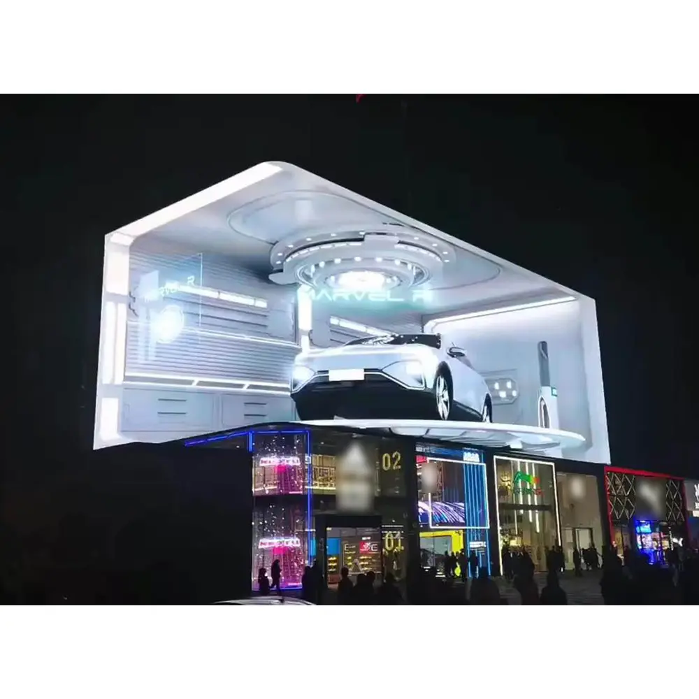 Panel papan reklame LED IP65 p5 tahan air luar ruangan 640X640 untuk iklan dinding Video LED