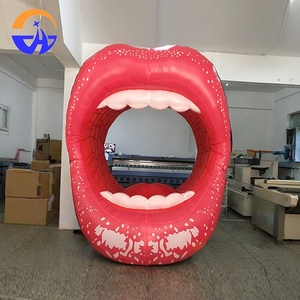 Modello Gonfiabile Sexy a Forma <span class=keywords><strong>di</strong></span> Labbra Rosse Chenghuang, Decorazione per Matrimoni, Feste e Spettacoli, 3m/4m/5m - Product Image 1