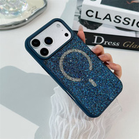 Étui pour Apple iPhone 18 Pro Max/17 Air/16 Plus, diamant brillant, magnétique, charge sans fil, anti-chute, antichoc, étui de téléphone tendance